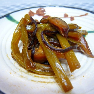 芋づるの佃煮 塩昆布と椎茸で旨味アップ♪